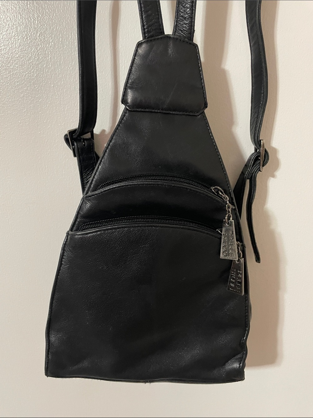 Wilsons Leather Black Leather Backpack